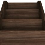 vidaXL Stojan na detské časopisy, tmavý dub 71x30x78,5 cm – Obrázok 6