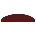vidaXL Samolepiace nášľapy na schody 15 ks 56x17x3 cm červené – Obrázok 4
