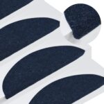 vidaXL Samolepiace nášľapy na schody 15 ks 65x22,5x3,5 cm modré