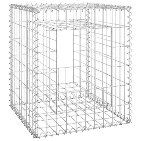 vidaXL Gabiónový kôš/stĺp 50x50x60 cm železo – Obrázok 2