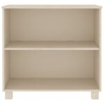 vidaXL Komoda HAMAR, medovo hnedá 85x35x80 cm, borovicový masív – Obrázok 4