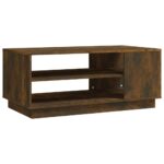 vidaXL Konferenčný stolík, tmavý dub 102x55x43 cm, kompozitné drevo – Obrázok 2