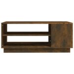 vidaXL Konferenčný stolík, tmavý dub 102x55x43 cm, kompozitné drevo – Obrázok 5