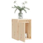 vidaXL Nástenné skrinky 2 ks 30x30x35 cm masívna borovica – Obrázok 4