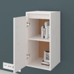 vidaXL Nástenné skrinky 2 ks biele 30x30x60 cm masívna borovica – Obrázok 4