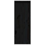vidaXL Nástenné skrinky 2 ks čierne 30x30x80 cm masívna borovica – Obrázok 7