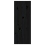 vidaXL Nástenné skrinky 2 ks čierne 30x30x80 cm masívna borovica – Obrázok 8