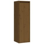 vidaXL Nástenné skrinky 2ks medovo-hnedé 30x30x100 cm masívna borovica – Obrázok 3