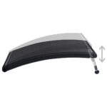 vidaXL Zaoblené bazénové solárne ohrievacie panely 3 ks 110x65 cm – Obrázok 5