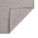 vidaXL Vonkajší koberec s plochým tkaním 160x230 cm svetlošedý – Obrázok 2