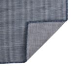 vidaXL Vonkajší koberec s plochým tkaním 120x170 cm modrý – Obrázok 2