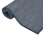 vidaXL Vonkajší koberec s plochým tkaním 120x170 cm modrý – Obrázok 3