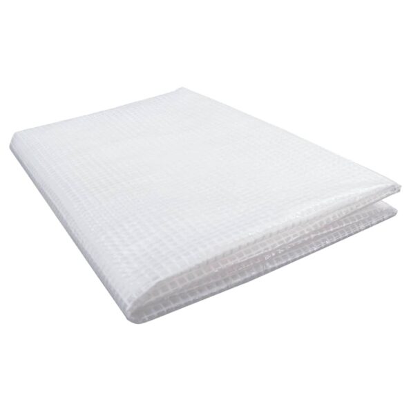 vidaXL Plachta Leno 140 g/m² 3x6 m biela – Obrázok 3