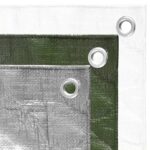 vidaXL Plachta 180 g/m² 3x5 m sivá HDPE – Obrázok 4