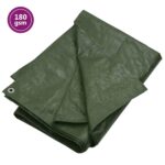 vidaXL Plachta 180 g/m² 2x3 m zelená HDPE