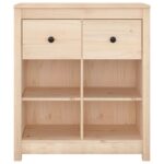 vidaXL Komoda 70x35x80 cm borovicový masív – Obrázok 3