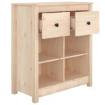 vidaXL Komoda 70x35x80 cm borovicový masív – Obrázok 5
