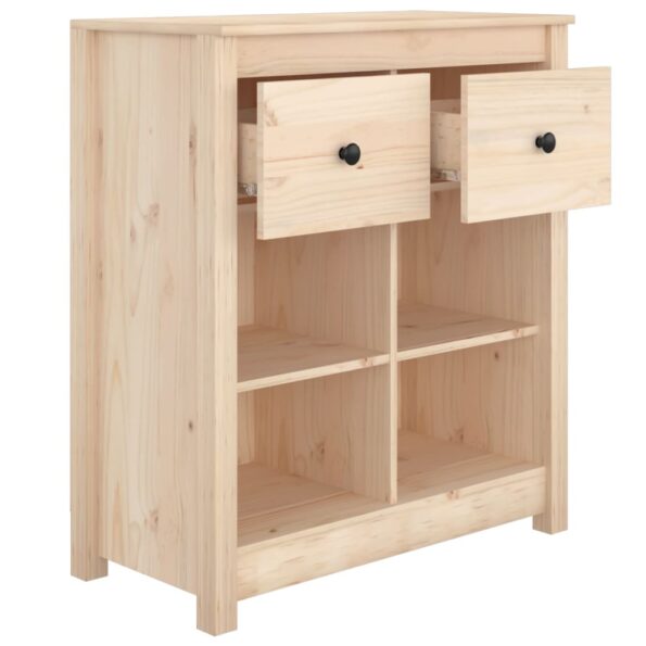 vidaXL Komoda 70x35x80 cm borovicový masív – Obrázok 5