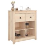 vidaXL Komoda 70x35x80 cm borovicový masív – Obrázok 7