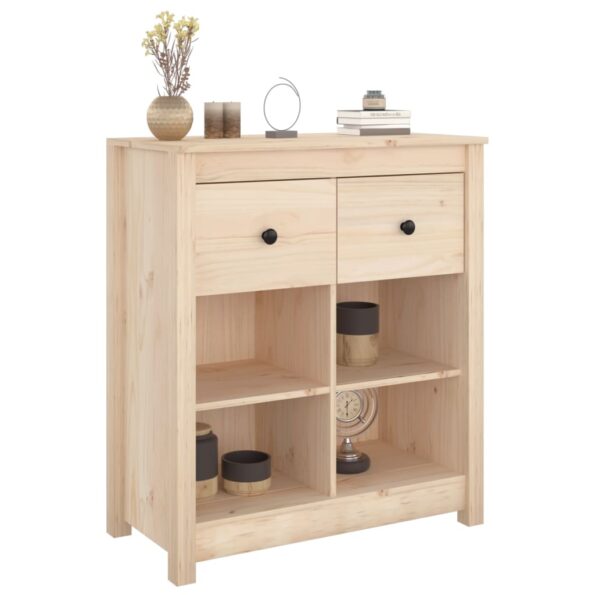vidaXL Komoda 70x35x80 cm borovicový masív – Obrázok 7