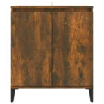 vidaXL Komoda údený dub 60x35x70 cm spracované drevo – Obrázok 3