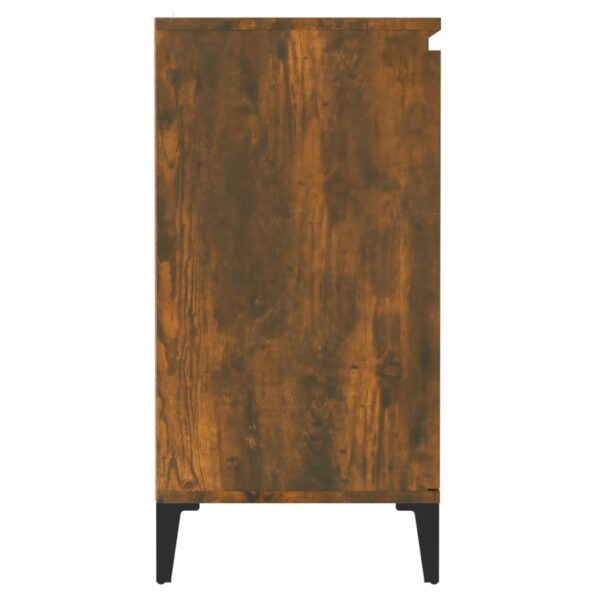 vidaXL Komoda údený dub 60x35x70 cm spracované drevo – Obrázok 4