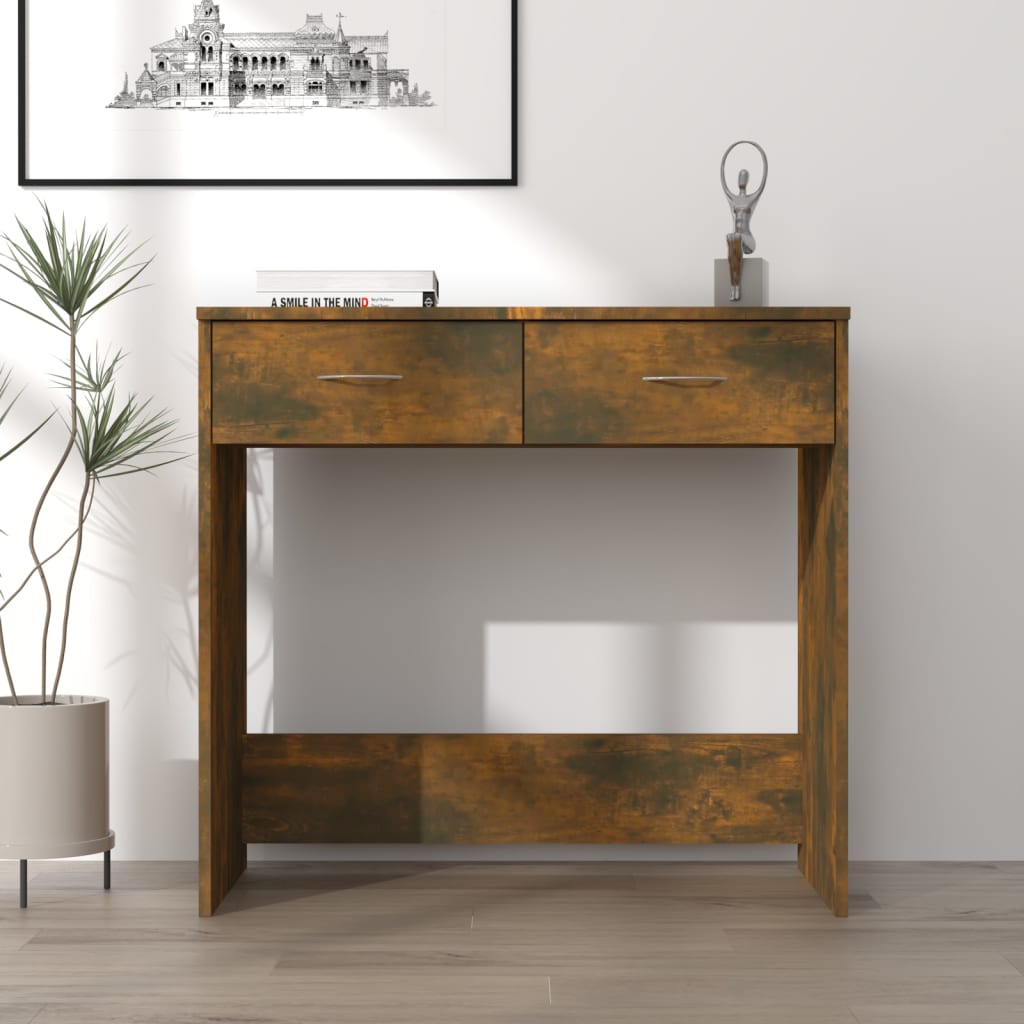 VXL8720286954393_m_en_hd_1.jpg vidaXL Stôl dymový dub 80x40x75 cm spracované drevo – Obrázok 1