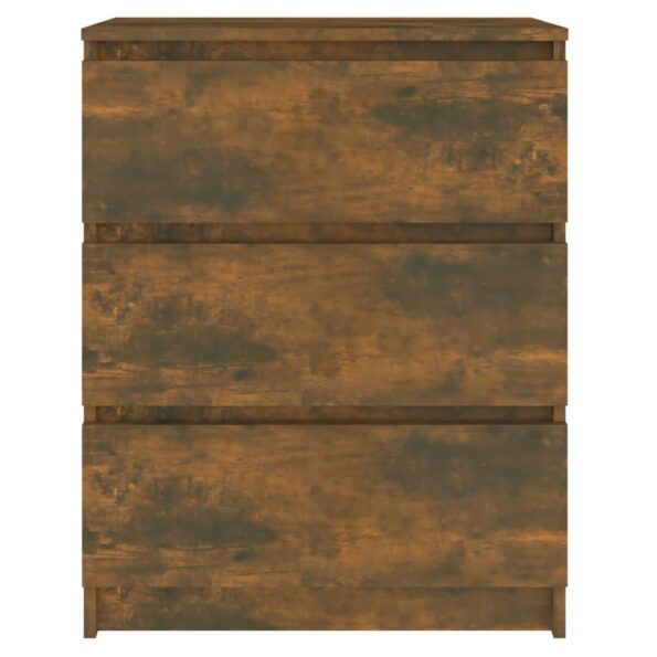 vidaXL Komoda dymový dub 60x35x76 cm spracované drevo – Obrázok 3