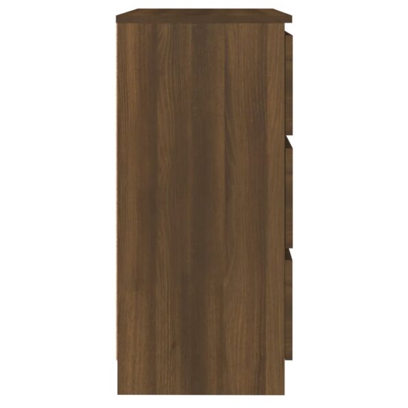 vidaXL Komoda hnedý dub 60x35x76 cm spracované drevo – Obrázok 4