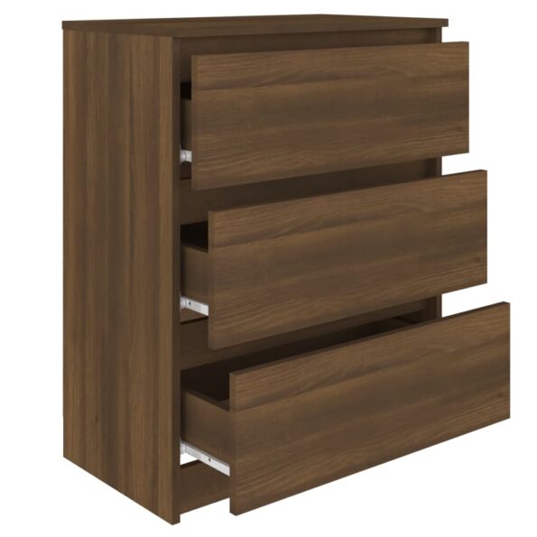 vidaXL Komoda hnedý dub 60x35x76 cm spracované drevo – Obrázok 5
