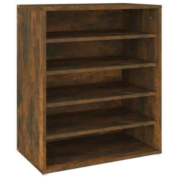 vidaXL Botník dymový dub 60x35x70 cm spracované drevo – Obrázok 2