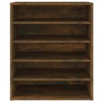 vidaXL Botník dymový dub 60x35x70 cm spracované drevo – Obrázok 5