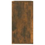 vidaXL Botník dymový dub 60x35x70 cm spracované drevo – Obrázok 7