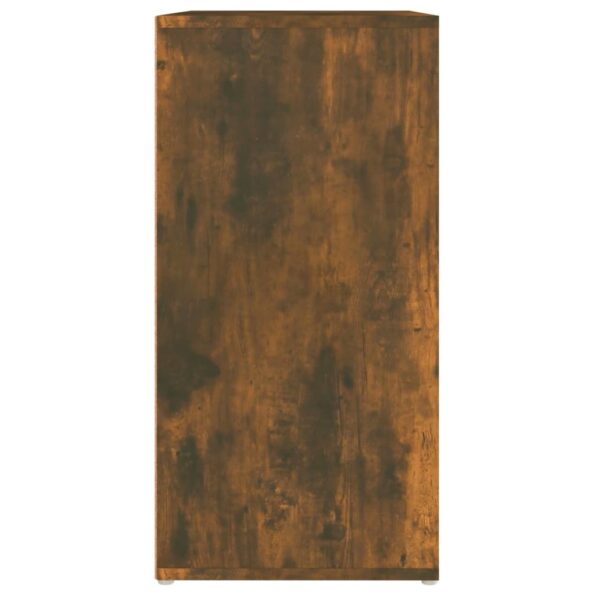 vidaXL Botník dymový dub 60x35x70 cm spracované drevo – Obrázok 7