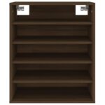 vidaXL Botník hnedý dub 60x35x70 cm spracované drevo – Obrázok 6