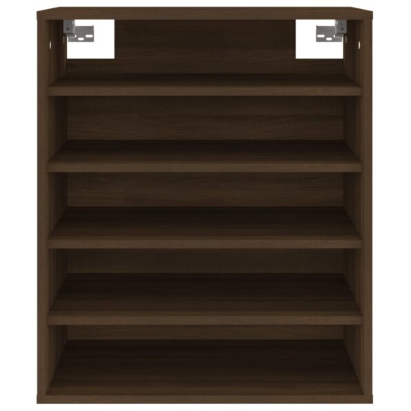 vidaXL Botník hnedý dub 60x35x70 cm spracované drevo – Obrázok 6