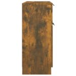 vidaXL Komoda dymový dub 60x30x70 cm spracované drevo – Obrázok 6