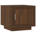 vidaXL Konferenčný stolík hnedý dub 51x50x45 cm spracované drevo – Obrázok 2