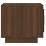 vidaXL Konferenčný stolík hnedý dub 51x50x45 cm spracované drevo – Obrázok 4