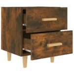 vidaXL Nočné stolíky 2 ks dymový dub 40x35x47,5 cm – Obrázok 5
