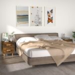 vidaXL Nočné stolíky 2 ks dymový dub 40x35x47,5 cm