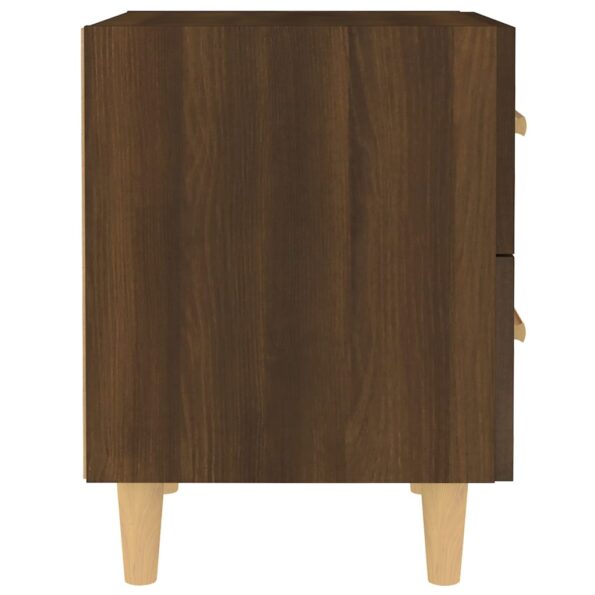 vidaXL Nočné stolíky 2 ks hnedý dub 40x35x47,5 cm – Obrázok 4