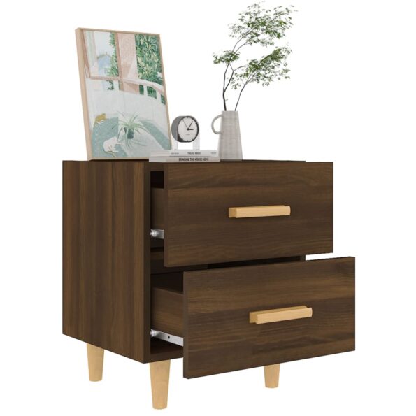 vidaXL Nočné stolíky 2 ks hnedý dub 40x35x47,5 cm – Obrázok 6