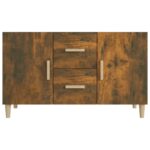 vidaXL Komoda, tmavý dub 100x36x60 cm, kompozitné drevo – Obrázok 3