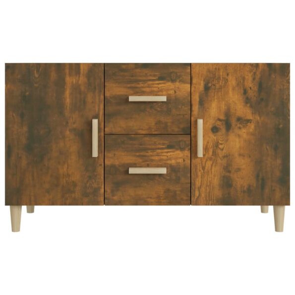 vidaXL Komoda, tmavý dub 100x36x60 cm, kompozitné drevo – Obrázok 3