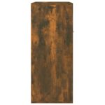 vidaXL Botník dymový dub 60x35x84 cm spracované drevo – Obrázok 7