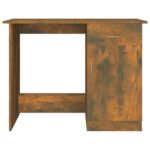 vidaXL Stôl dymový dub 100x50x76 cm spracované drevo – Obrázok 6