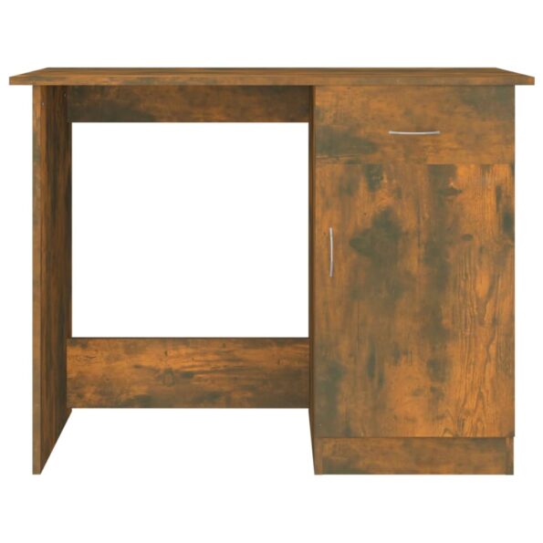 vidaXL Stôl dymový dub 100x50x76 cm spracované drevo – Obrázok 6