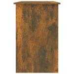 vidaXL Stôl dymový dub 100x50x76 cm spracované drevo – Obrázok 8