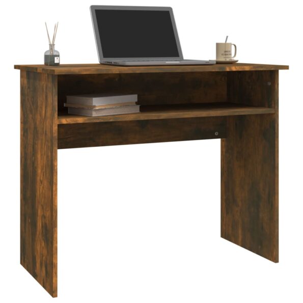 vidaXL Stôl dymový dub 90x50x74 cm spracované drevo – Obrázok 3
